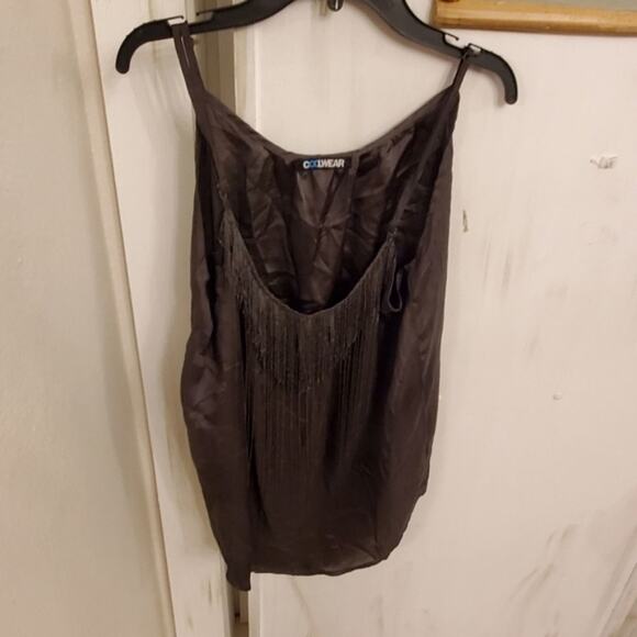 Waterfall chain detail camisole tank top - Picture 1 of 5